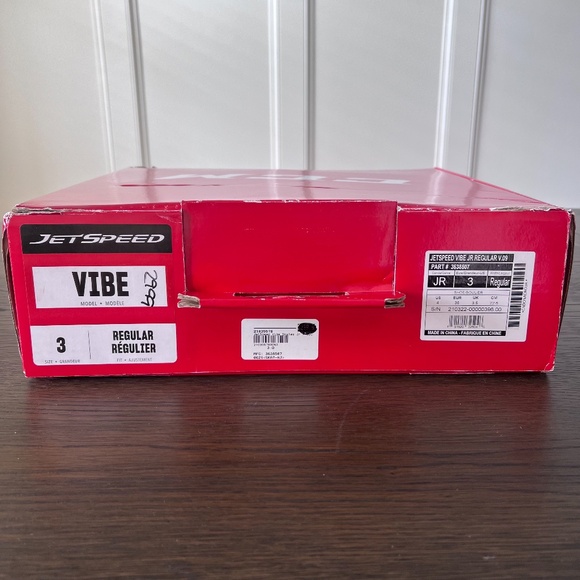 CCM Jetspeed Vibe Junior Ice Hockey Skates Size 3 Regular - Picture 13 of 16